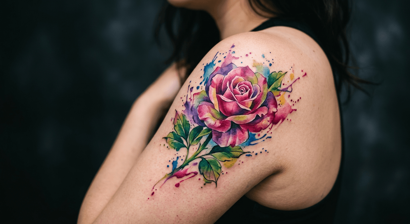 Watercolor Rose