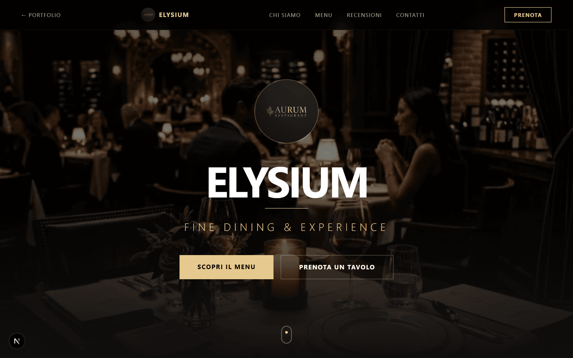 Anteprima Ristorante Elegante